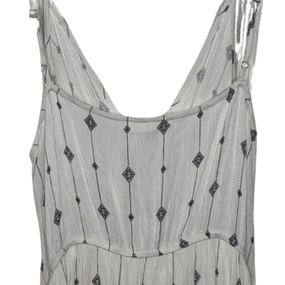 PROMESA | Black & White Lightweight Split Front Maxi Dress | Size L - Picture 6 of 11